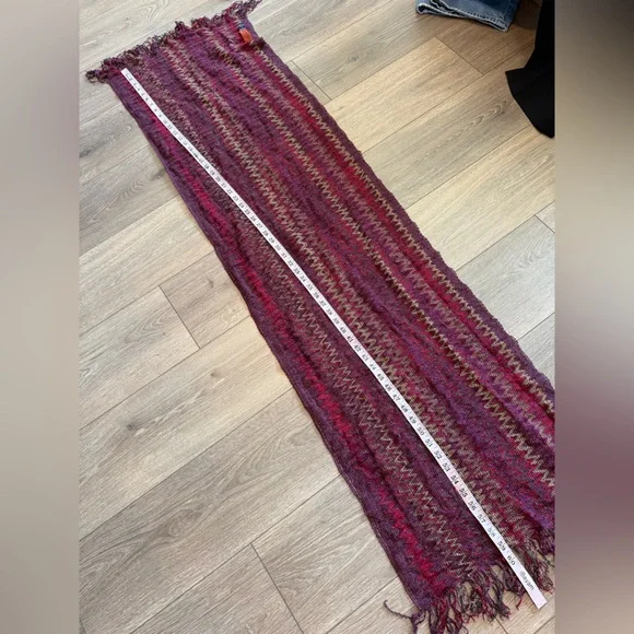 MISSONI Wave ZigZag Shimmer Fringe Scarf - Picture 11 of 12